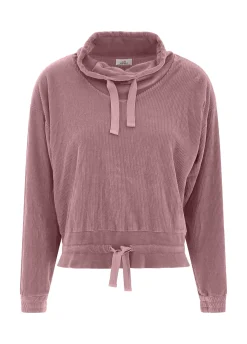 Best DEHA Corduroy Chenille Sweatshirt Pink Deco' Rose