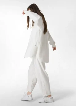 Hot DEHA Corduroy Combined Shirt White Milk White