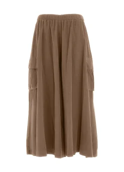 Clearance DEHA Corduroy Coulotte Pants Brown Biscuit Brown