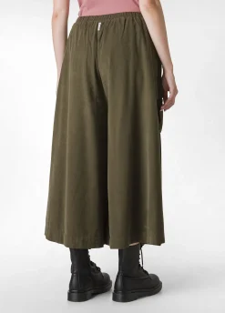 Best Sale DEHA Corduroy Coulotte Pants Green Olive Green