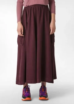 New DEHA Corduroy Coulotte Pants Red Tibetan Red
