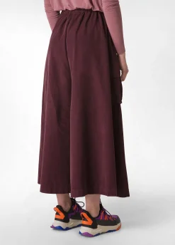 New DEHA Corduroy Coulotte Pants Red Tibetan Red