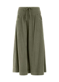 New DEHA Corduroy Long Skirt Green Olive Green