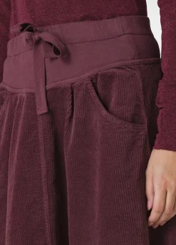Flash Sale DEHA Corduroy Long Skirt Red Tibetan Red