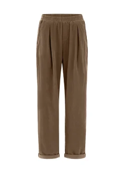 Outlet DEHA Corduroy Relaxed Pants Brown Biscuit Brown