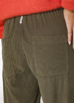 Flash Sale DEHA Corduroy Relaxed Pants Green Olive Green
