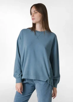 Store DEHA Corduroy Sweatshirt Blue Midblue
