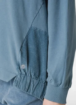 Store DEHA Corduroy Sweatshirt Blue Midblue