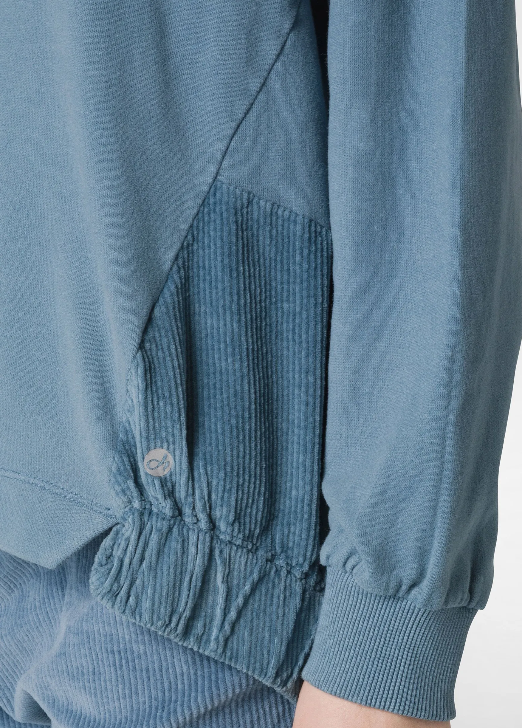 Store DEHA Corduroy Sweatshirt Blue Midblue