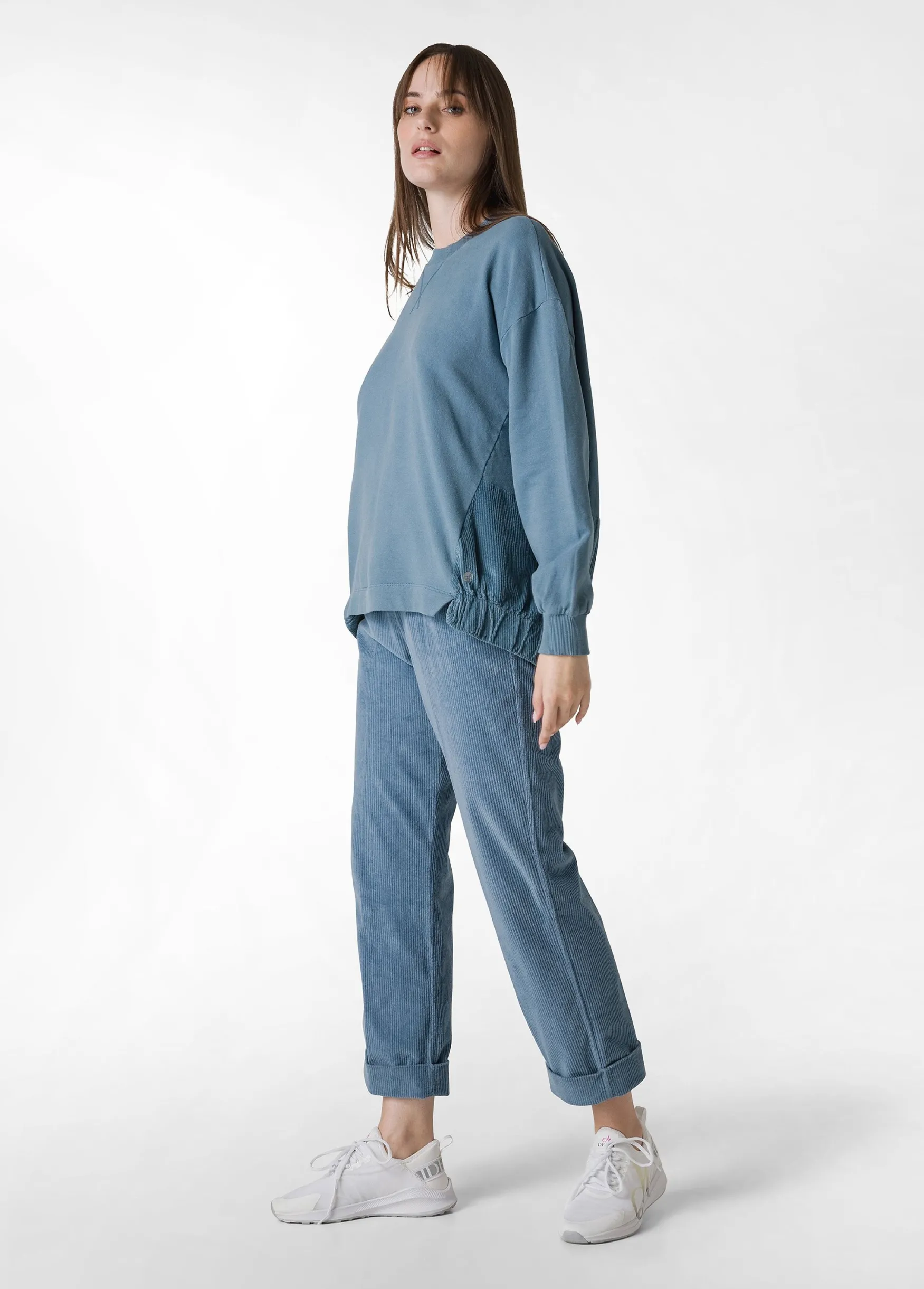 Store DEHA Corduroy Sweatshirt Blue Midblue