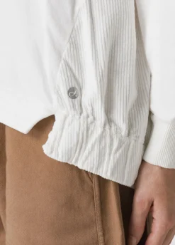 Cheap DEHA Corduroy Sweatshirt White Milk White