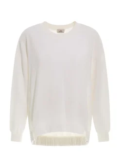 Cheap DEHA Corduroy Sweatshirt White Milk White