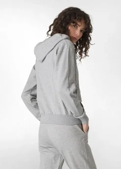 Cheap DEHA Core Full Zip Hoodie Grey Grey Melange