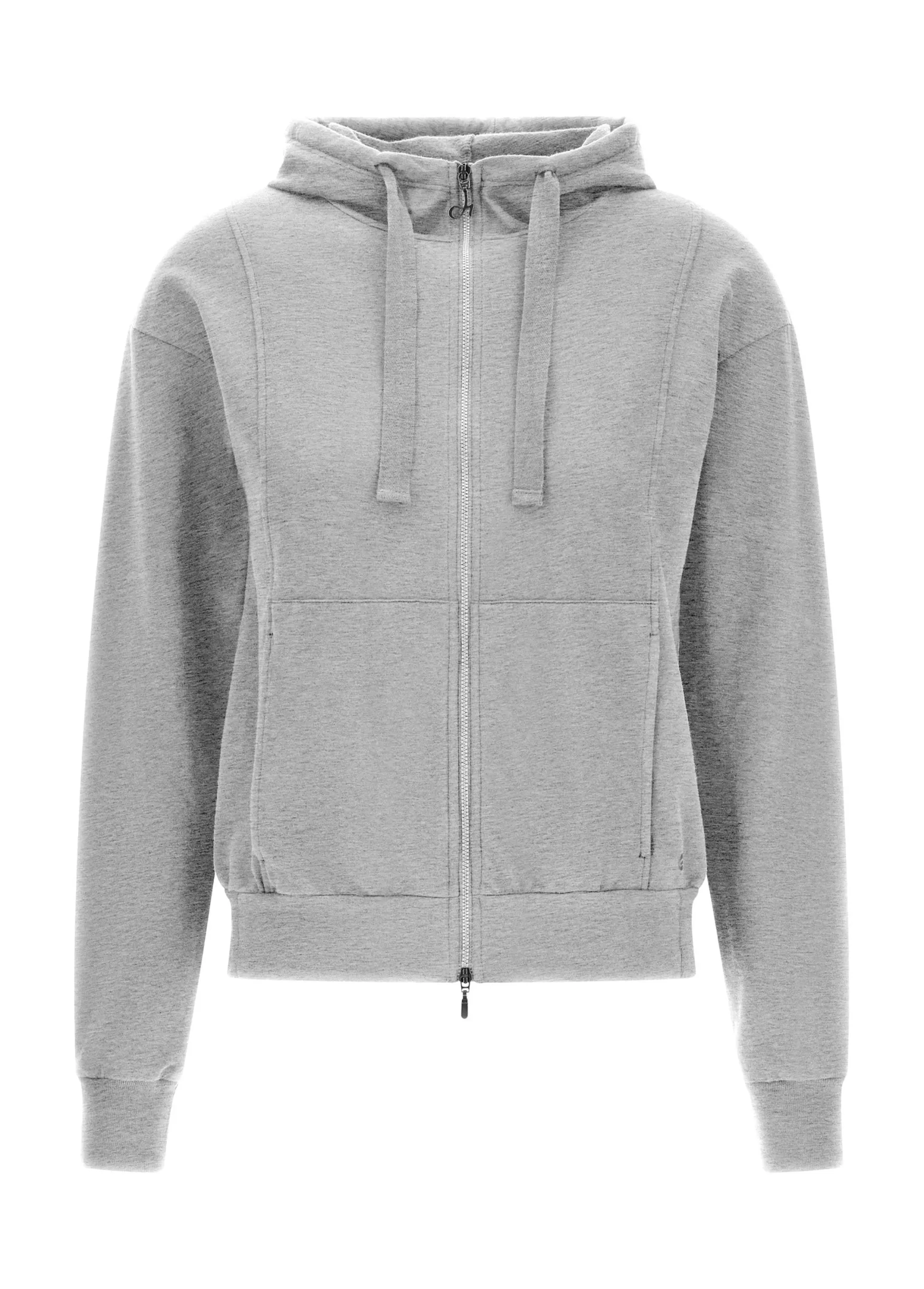 Cheap DEHA Core Full Zip Hoodie Grey Grey Melange