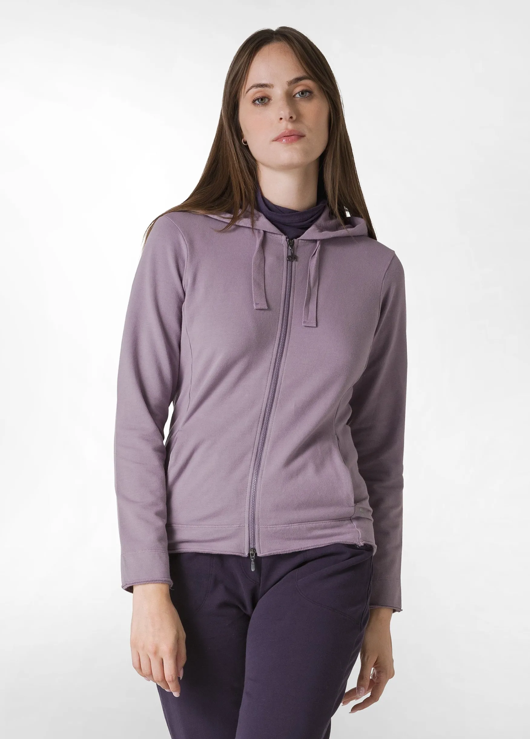 Fashion DEHA Core Full Zip Hoodie Purple Mauve Violet