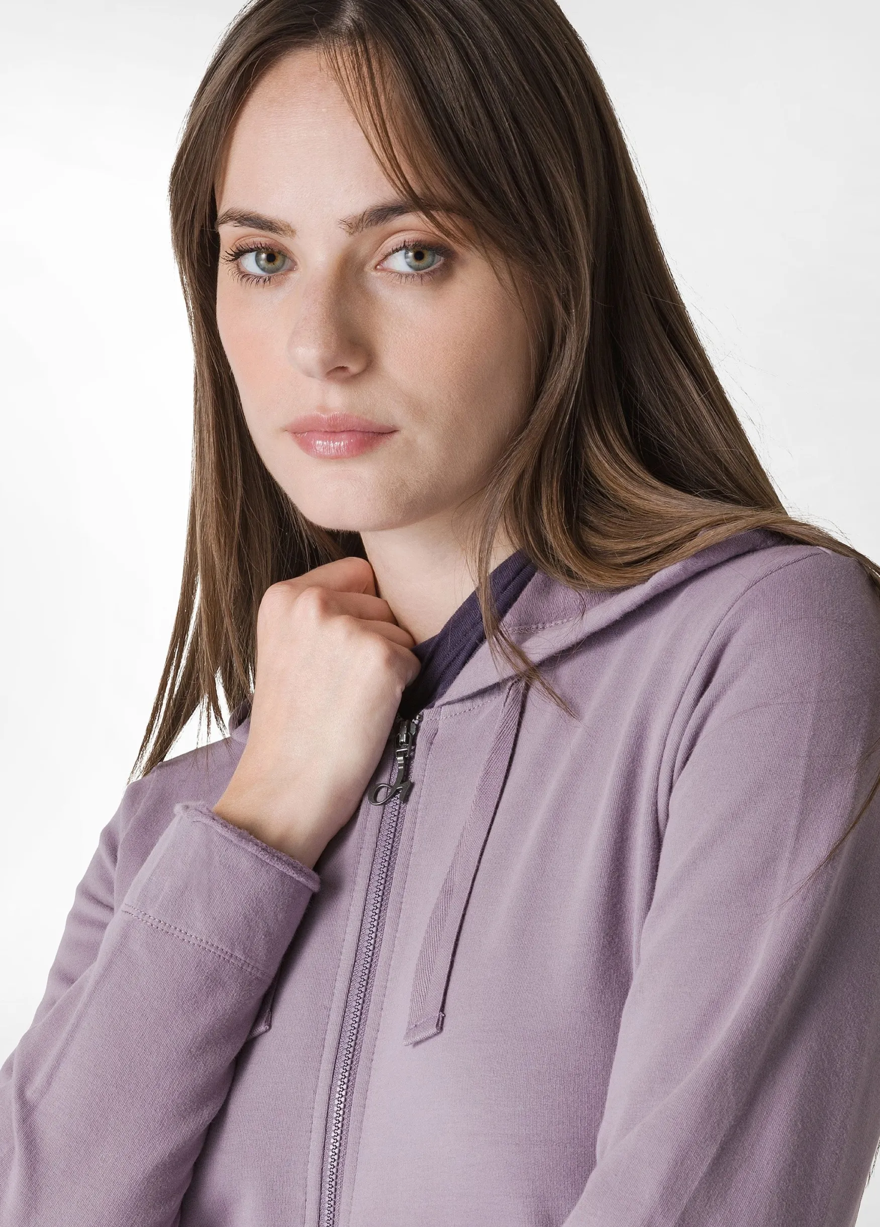 Fashion DEHA Core Full Zip Hoodie Purple Mauve Violet