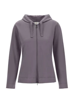 Fashion DEHA Core Full Zip Hoodie Purple Mauve Violet