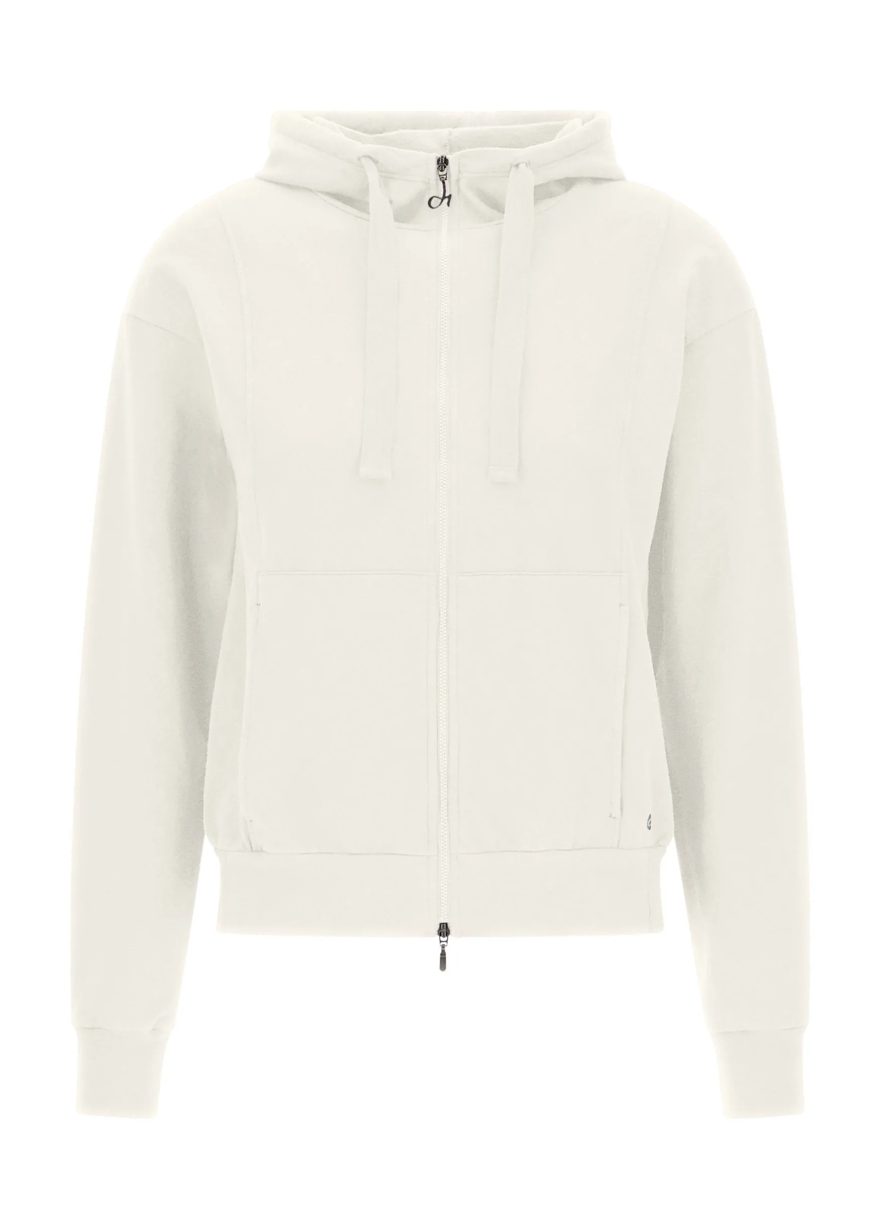 Outlet DEHA Core Full Zip Hoodie White Milk White