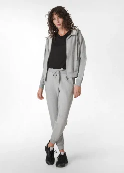 Shop DEHA Core Jogger Cuffed Sweatpants Grey Grey Melange