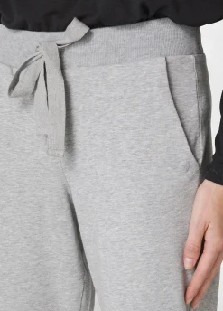 Shop DEHA Core Jogger Cuffed Sweatpants Grey Grey Melange