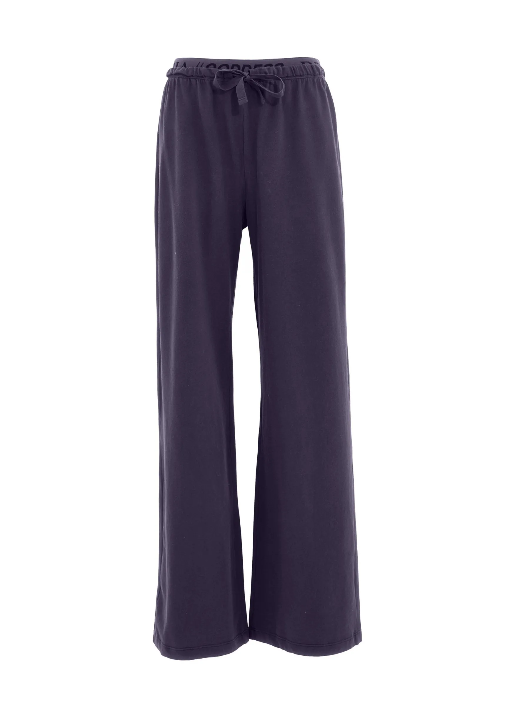 Store DEHA Core Wide Leg Jersey Pants Purple Aubergine Violet