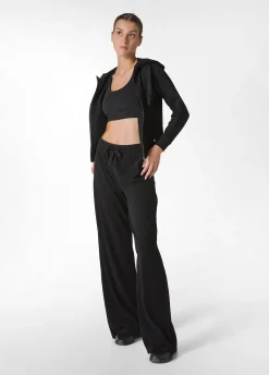 Store DEHA Core Wide Leg Jersey Pants Purple Aubergine Violet