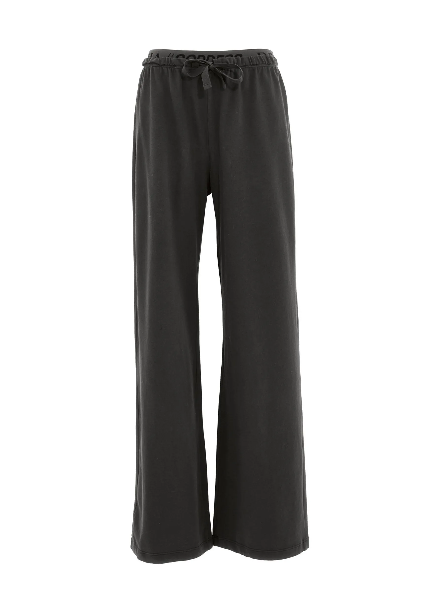 Outlet DEHA Core Wide Leg Jersey Pants Black
