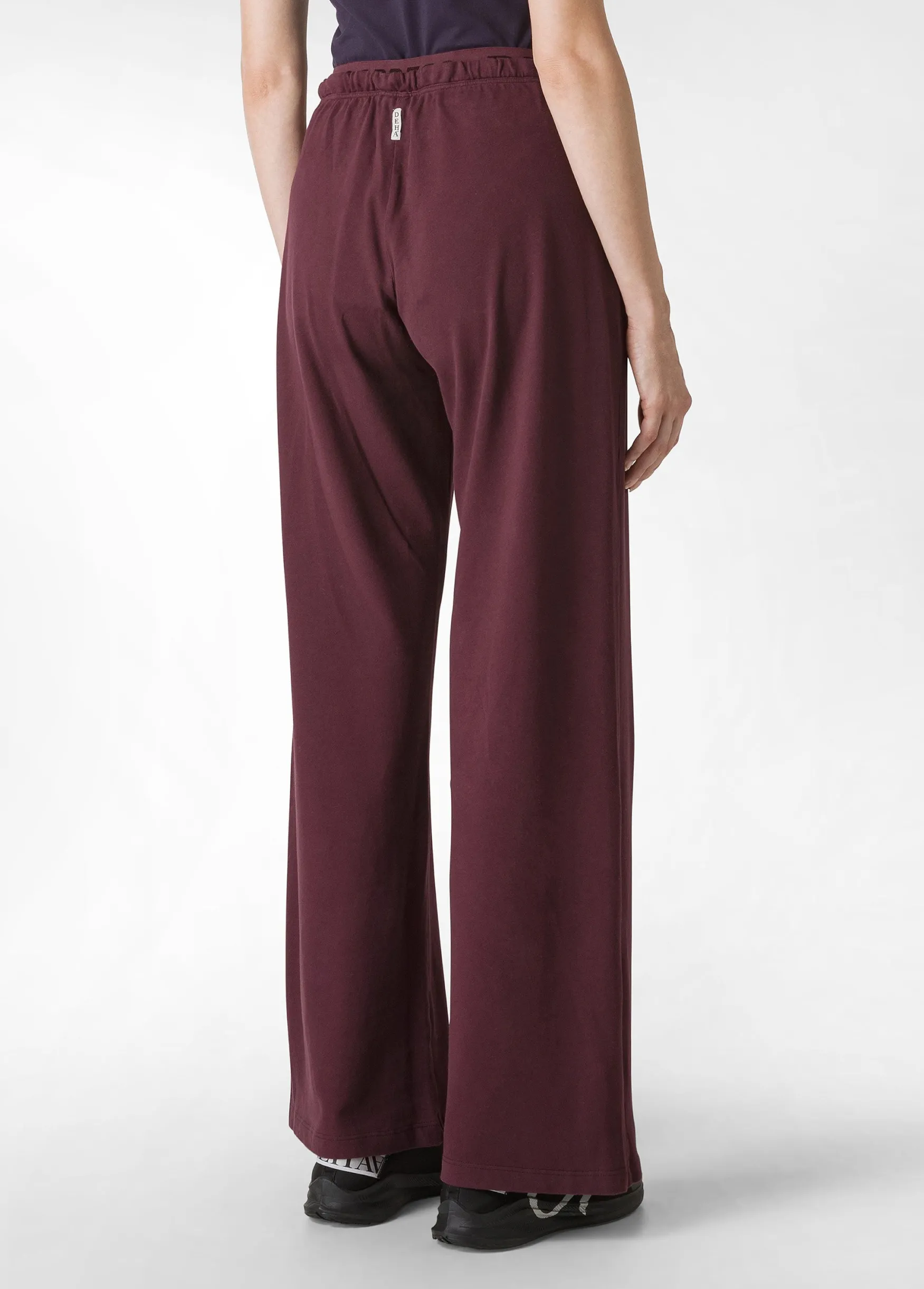 Online DEHA Core Wide Leg Jersey Pants Red Tibetan Red