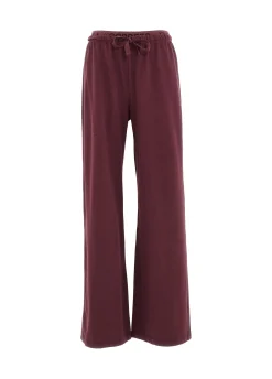 Online DEHA Core Wide Leg Jersey Pants Red Tibetan Red