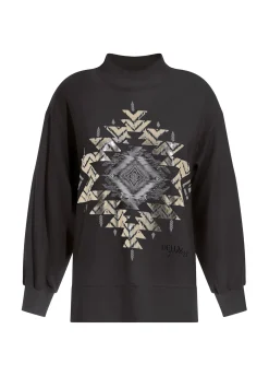 Store DEHA Cosy Graphic Sweatshirt Black