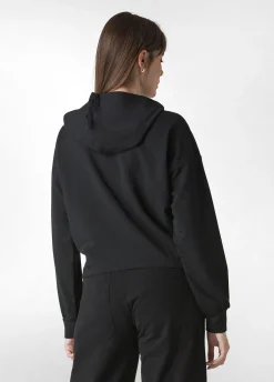 Store DEHA Cosy Knotted Hoodie Black