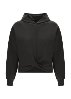 Store DEHA Cosy Knotted Hoodie Black