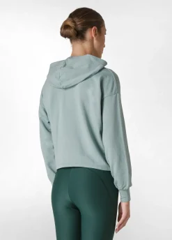 Outlet DEHA Cosy Knotted Hoodie Green Sage Green