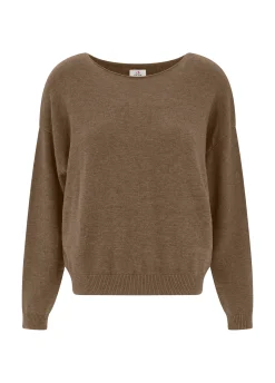 New DEHA Crewneck Sweater Brown Biscuit Brown