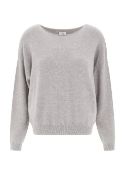 Cheap DEHA Crewneck Sweater Grey Grey Melange