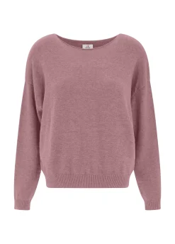 Discount DEHA Crewneck Sweater Pink Deco' Rose