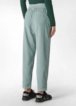 Sale DEHA Drawstring Corduroy Pants Green Sage Green