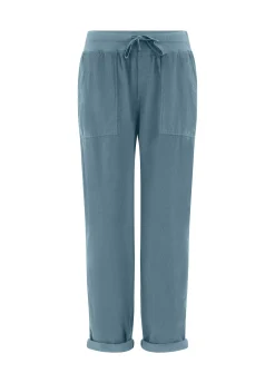Sale DEHA Drawstring Corduroy Pants Blue Midblue