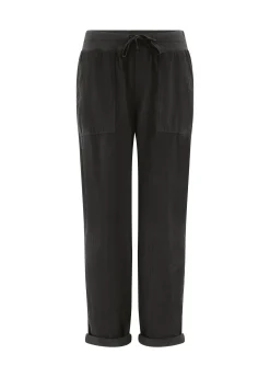 Store DEHA Drawstring Corduroy Pants Black
