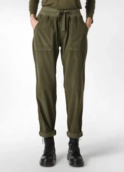 Store DEHA Drawstring Corduroy Pants Black