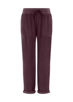 Cheap DEHA Drawstring Corduroy Pants Red Tibetan Red