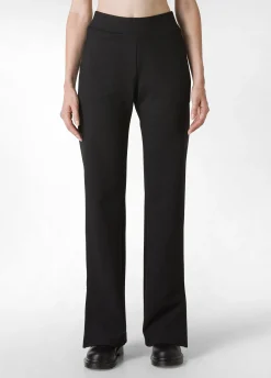 Discount DEHA Faux Leather Trims Pants Black