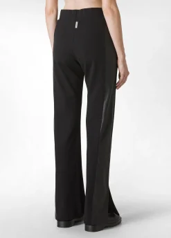 Discount DEHA Faux Leather Trims Pants Black