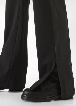Discount DEHA Faux Leather Trims Pants Black