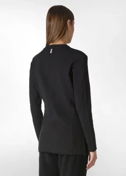 Best Sale DEHA Fleece Blazer Black