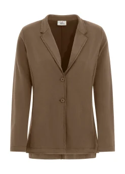 Online DEHA Fleece Blazer Brown Biscuit Brown