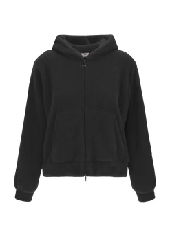 Best Sale DEHA Fluffy Hoodie Black