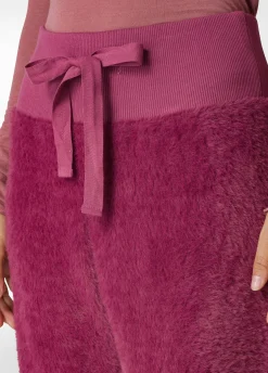 Best DEHA Fluffy Jogger Pants Purple Vinaccia