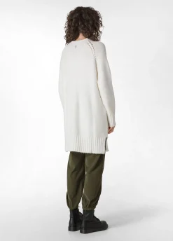 New DEHA Fluffy Long Cardigan White Milk White