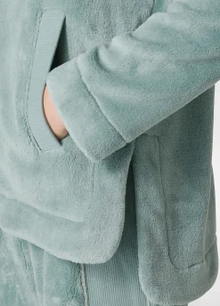 Outlet DEHA Fluffy Polar Jacket Green Sage Green